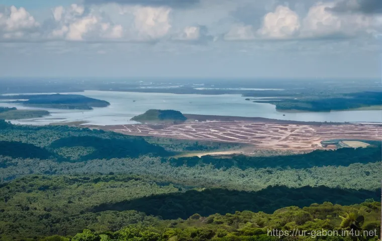 가봉 독립 과정 - **Prompt 2: Gabon Independence Day - August 17, 1960**
    "A vibrant and joyous scene capturing the...